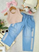 Set Roma Denim/camel
