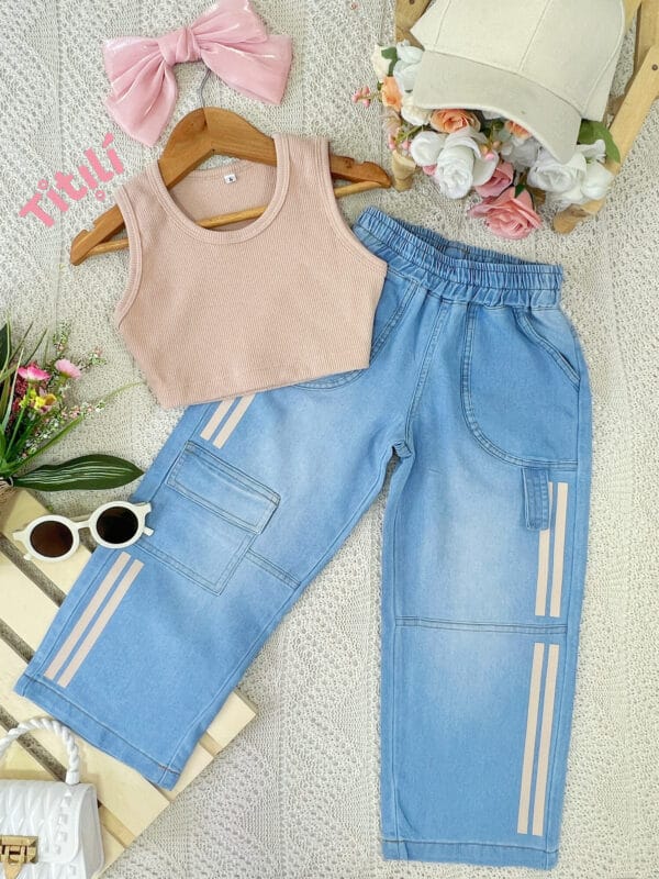 Set Roma Denim/camel