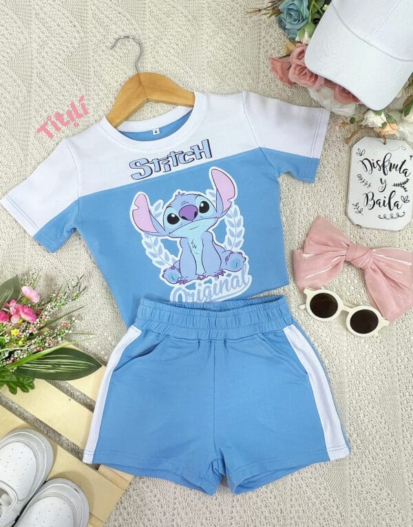 Set Libélula Azul Stitch