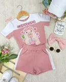 Set Libélula Palo Rosa Capibara