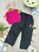 Set Milán Negro/Fucsia