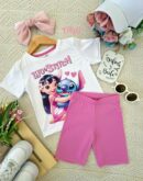 Set Cielo Rosado Stitch
