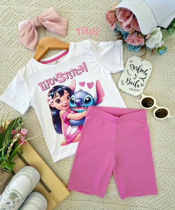 Set Cielo Rosado Stitch