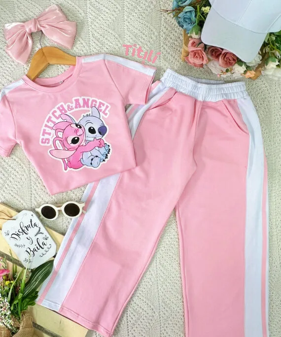 Set Paris Rosa Stitch Y Angel