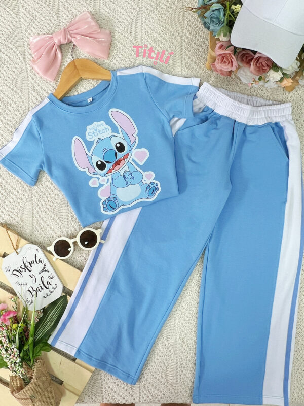 Set Paris Azul Stitch