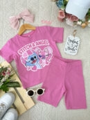 Set Jardín Rosado Stitch