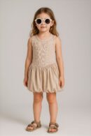 Vestido Diva Camel