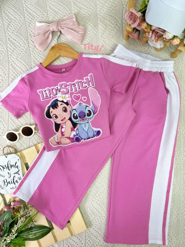 Set Paris Rosado Lilo Y Stitch