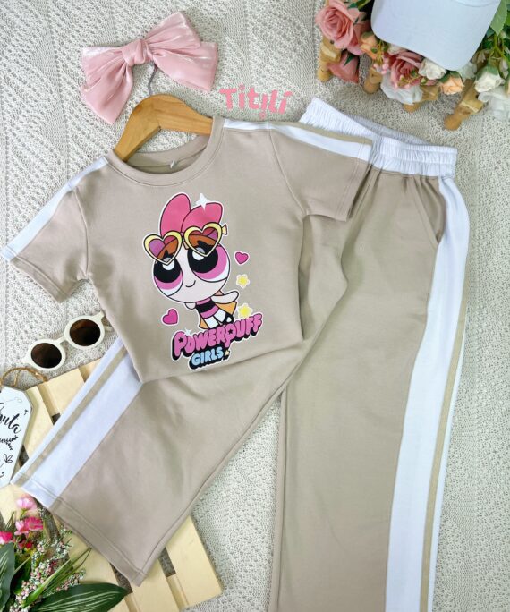 Set Paris Camel Chica Superpoderosa