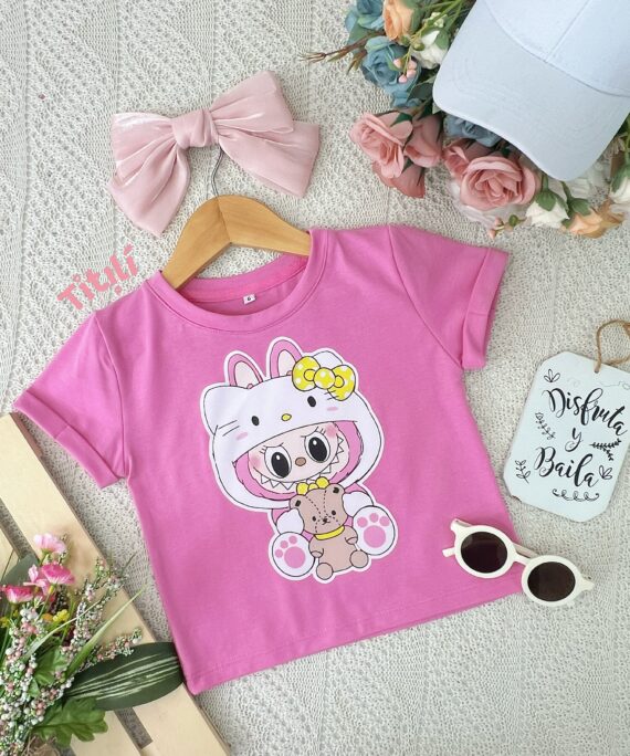 Blusa Campanita Rosa Labubu