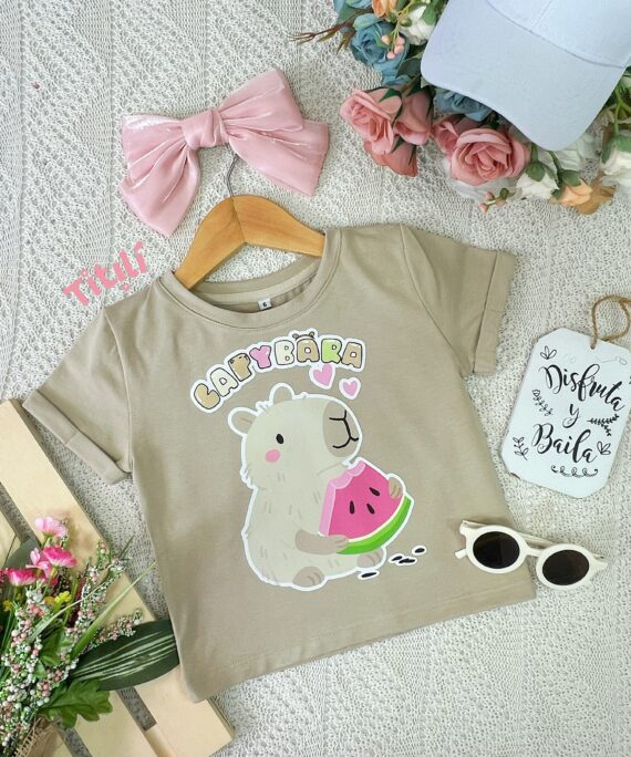 Blusa Campanita Camel Capibara