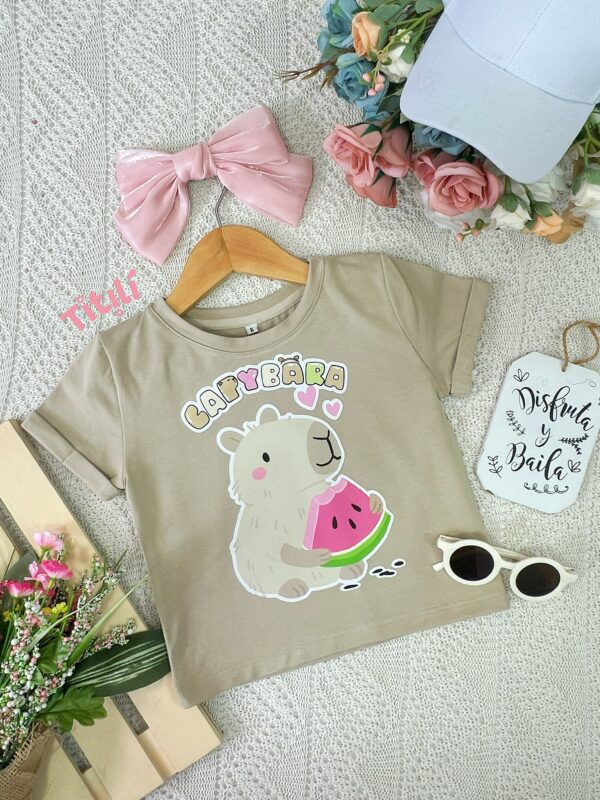 Blusa Campanita Camel Capibara