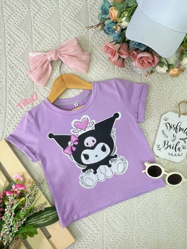 Blusa Campanita Lila Kuromi