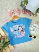 Blusa Campanita Azul Stitch
