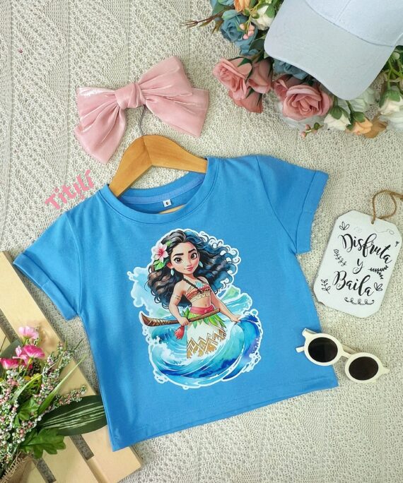 Blusa Campanita Azul Moana