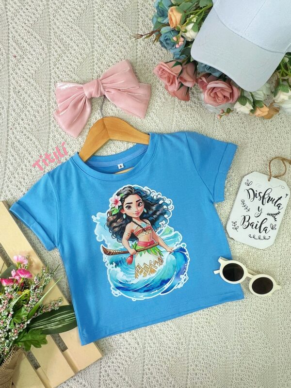 Blusa Campanita Azul Moana