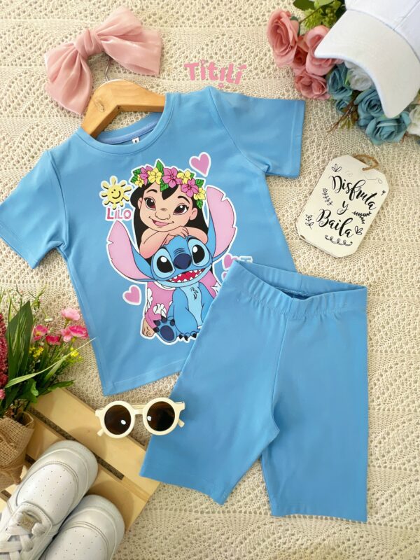 Set Jardín Azul Stitch