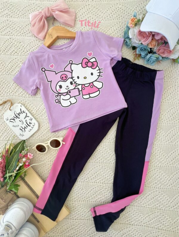 Set Cristal Kuromi Y Hello Kitty