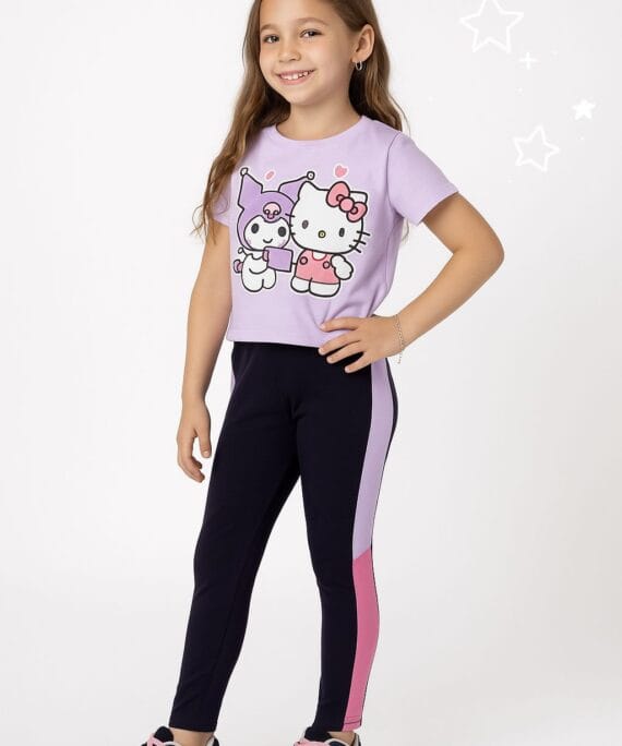 Set Cristal Kuromi Y Hello Kitty