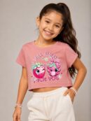 Blusa Campanita Palo Rosa Fresitas