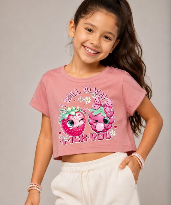 Blusa Campanita Palo Rosa Fresitas