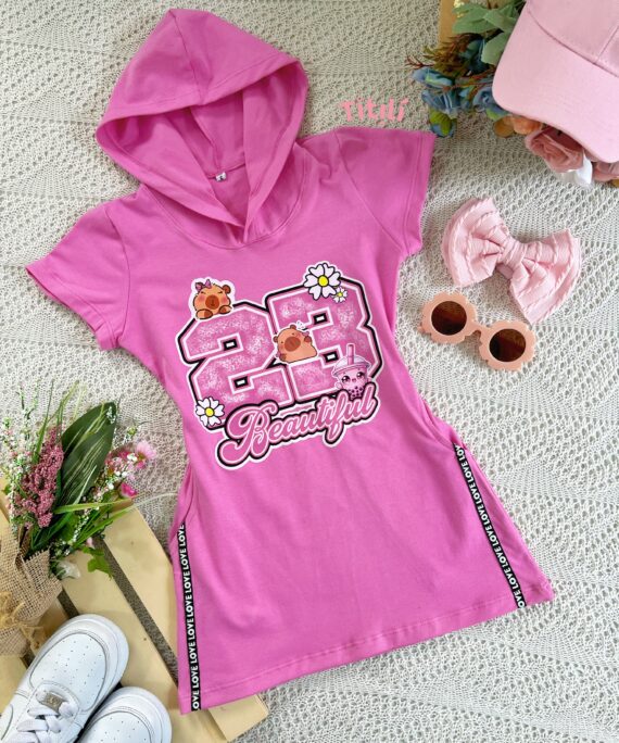Vestido Burbuja Rosado Capibara