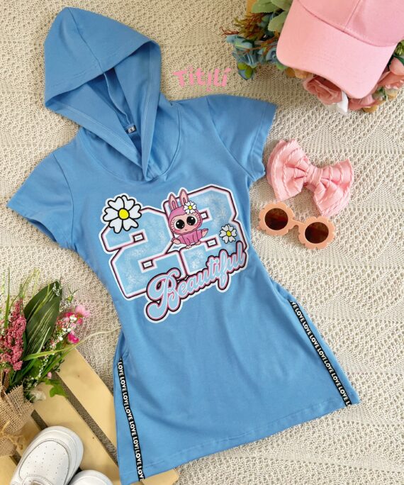 Vestido Burbuja Azul Labubu