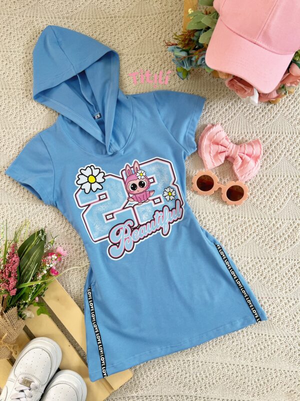 Vestido Burbuja Azul Labubu