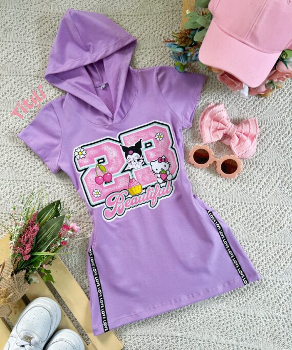 Vestido Burbuja Lila Kuromi