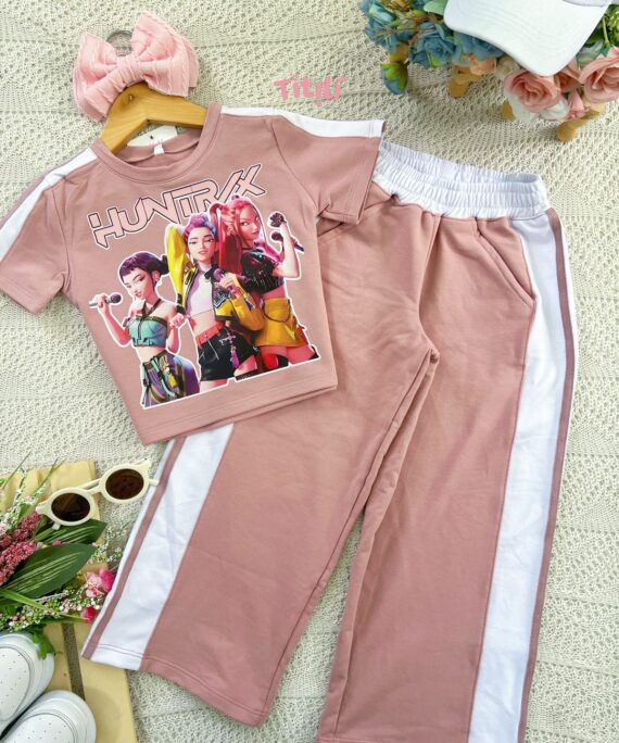 Set Paris Palo Rosa Guerreras K-Pop