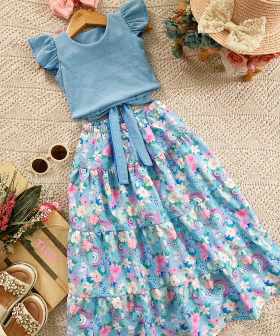 Set Sirena Azul Arcoiris