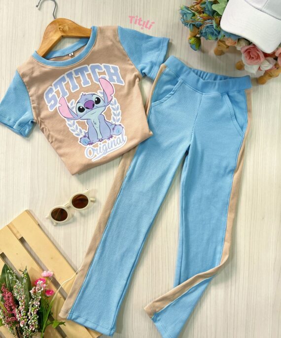 Set Coco Azul Stitch