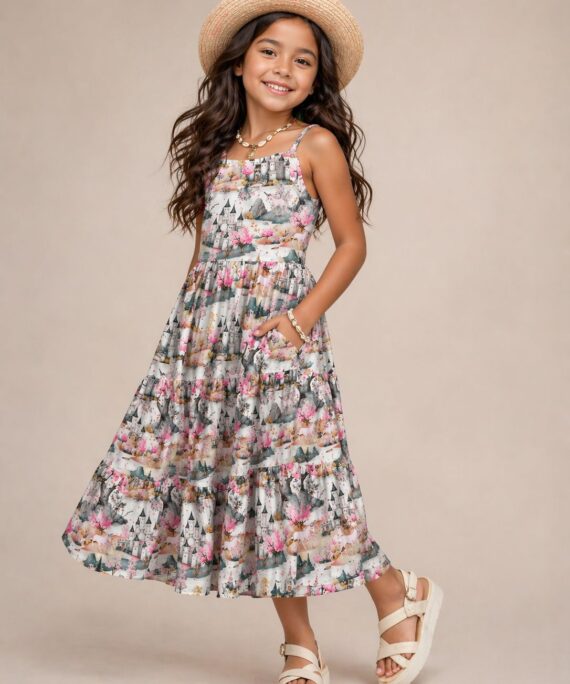 Vestido Azucena Castillos Y Unicornios