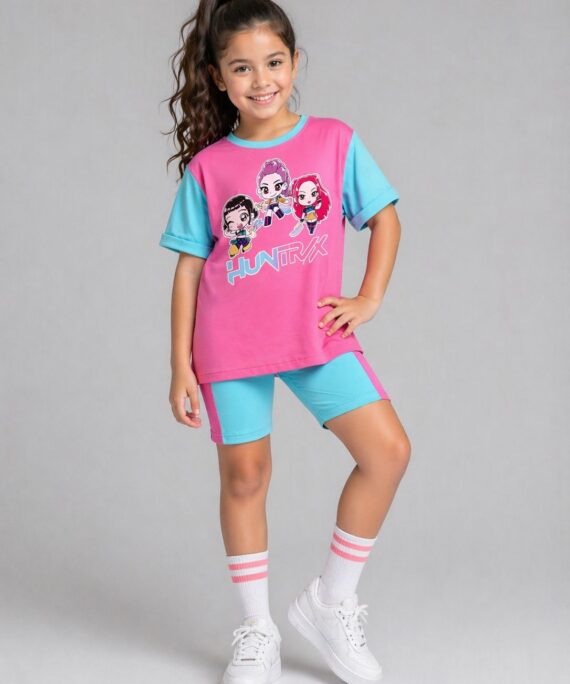 Set Angel Rosa-Azul Guerreras Kpop Promo