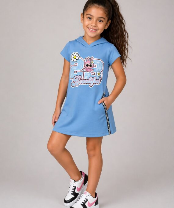 Vestido Burbuja Azul Labubu Promo