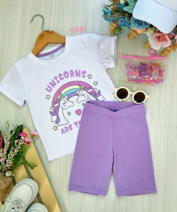Set Cielo Lila Unicornio Promo