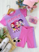 Set Angel Lila-Rosa Guerreras Kpop