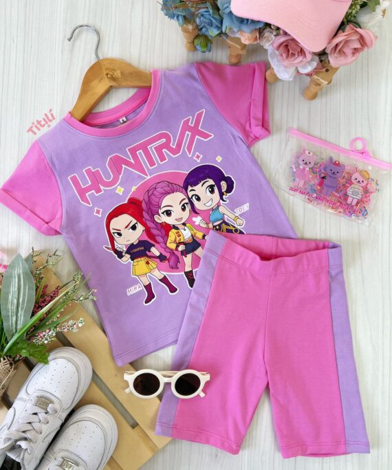 Set Angel Lila-Rosa Guerreras Kpop