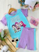 Set Angel Azul-Lila Guerreras Kpop