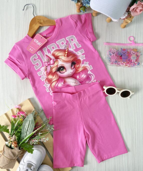 Set Jardín Rosado Unicornio