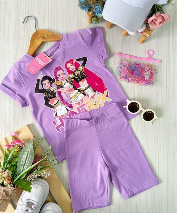 Set Jardín Lila Guerreras Kpop