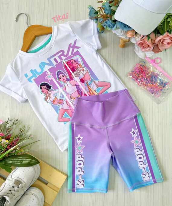 Set Alegría Lila-Verde Guerreras Kpop