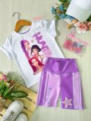 Set Alegría Lila-Rosa Guerreras Kpop