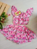 Set Playa Selva Rosa Solo talla 4