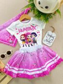 Set Pañoleta Fucsia Kpop Short interno