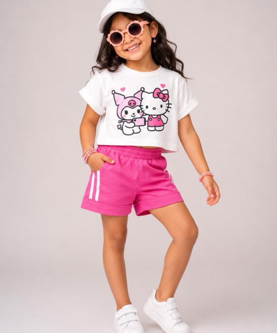 Set Candy Rosado Kuromi Y Hello Kitty