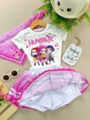 Set Pañoleta Fucsia Kpop Short interno