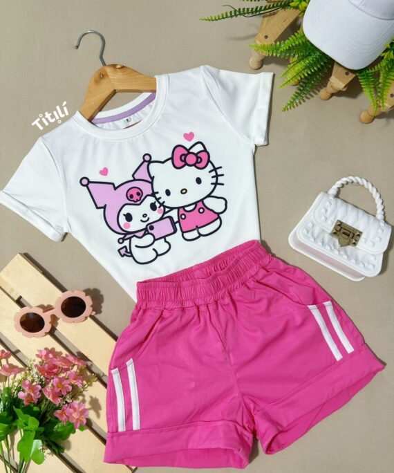 Set Candy Rosado Kuromi Y Hello Kitty