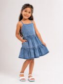 Vestido Arte Denim Tallas 6 Y 14