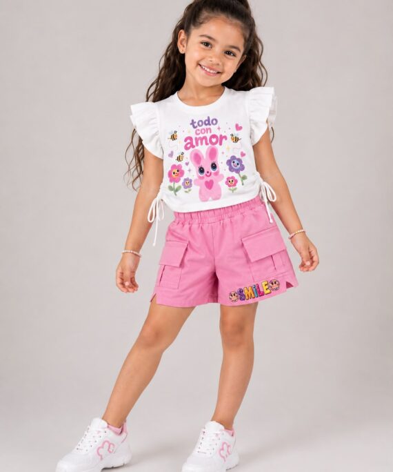 Set Gomelitas 428 Rosa Osito Tallaje Reducido